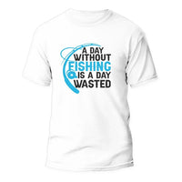 Thumbnail for A Day Without Fishing Man T-Shirt - White