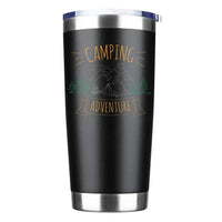 Thumbnail for Camping Adventure 20oz Insulated Vacuum Sealed Tumbler