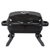 Thumbnail for Portable Folding Charcoal Grill BBQ and Smoker with Lid