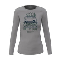 Thumbnail for Camping Live Love Camp Women Long Sleeve Shirt