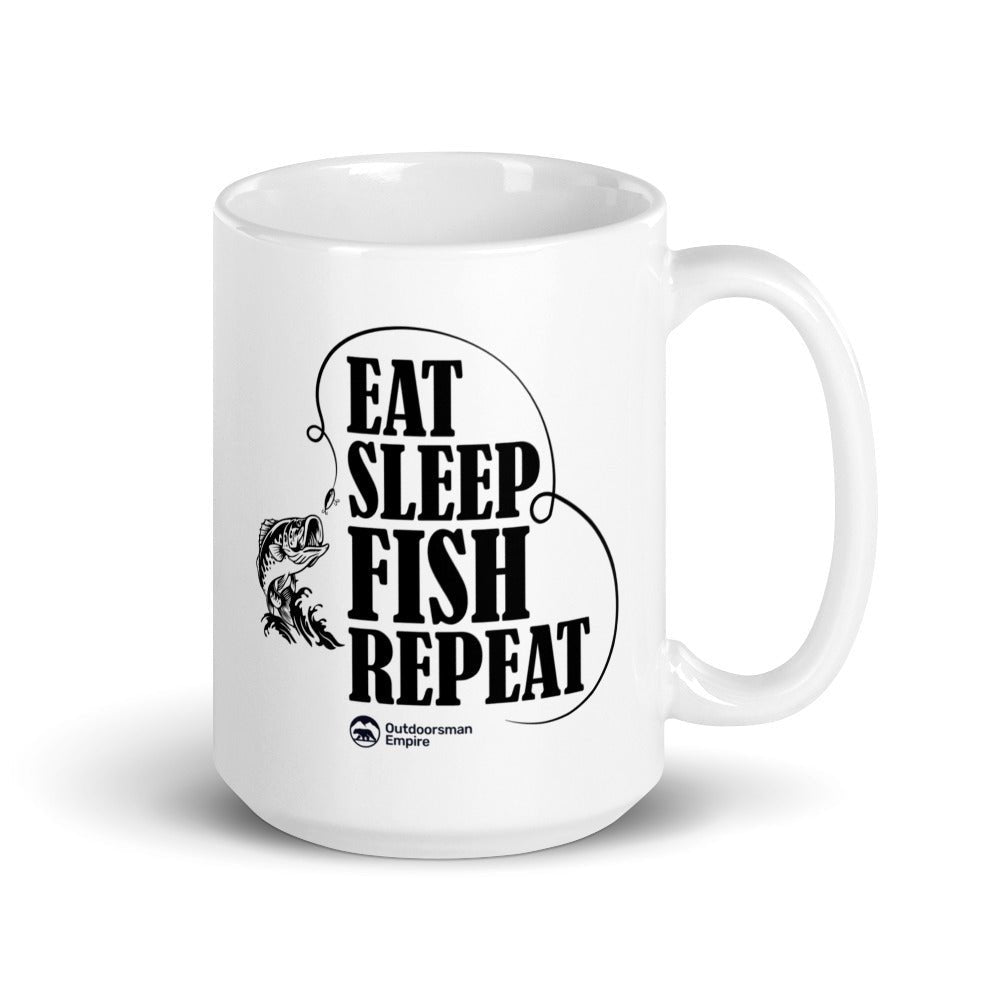 Eat Sleep Fish Repeat 11oz Mug