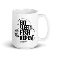 Thumbnail for Eat Sleep Fish Repeat 11oz Mug