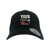 Thumbnail for Your Tent or Mine Embroidered Trucker Hat