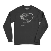 Thumbnail for Fishing Heart' Men Long Sleeve Shirt