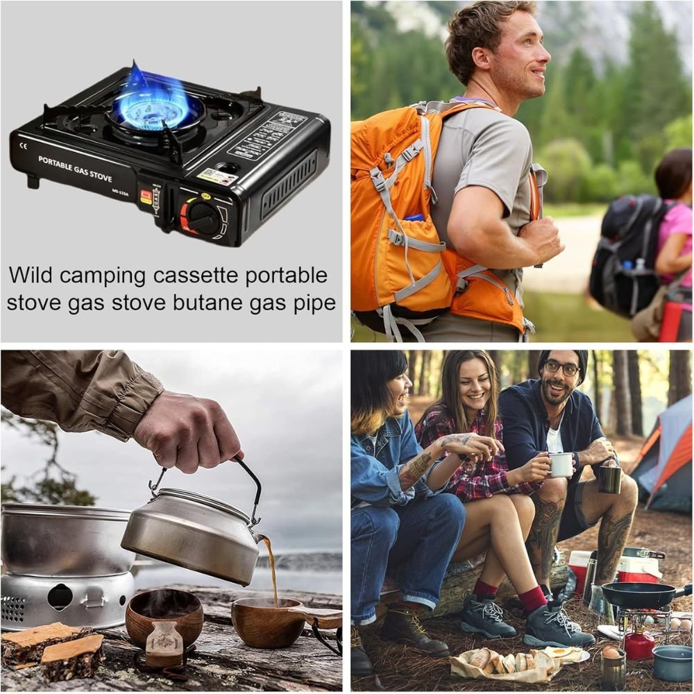 Portable Camping Gas Stove with Carrying Case