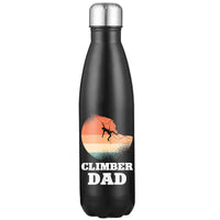 Thumbnail for Climber Dad Stainless Steel Water Bottle Black