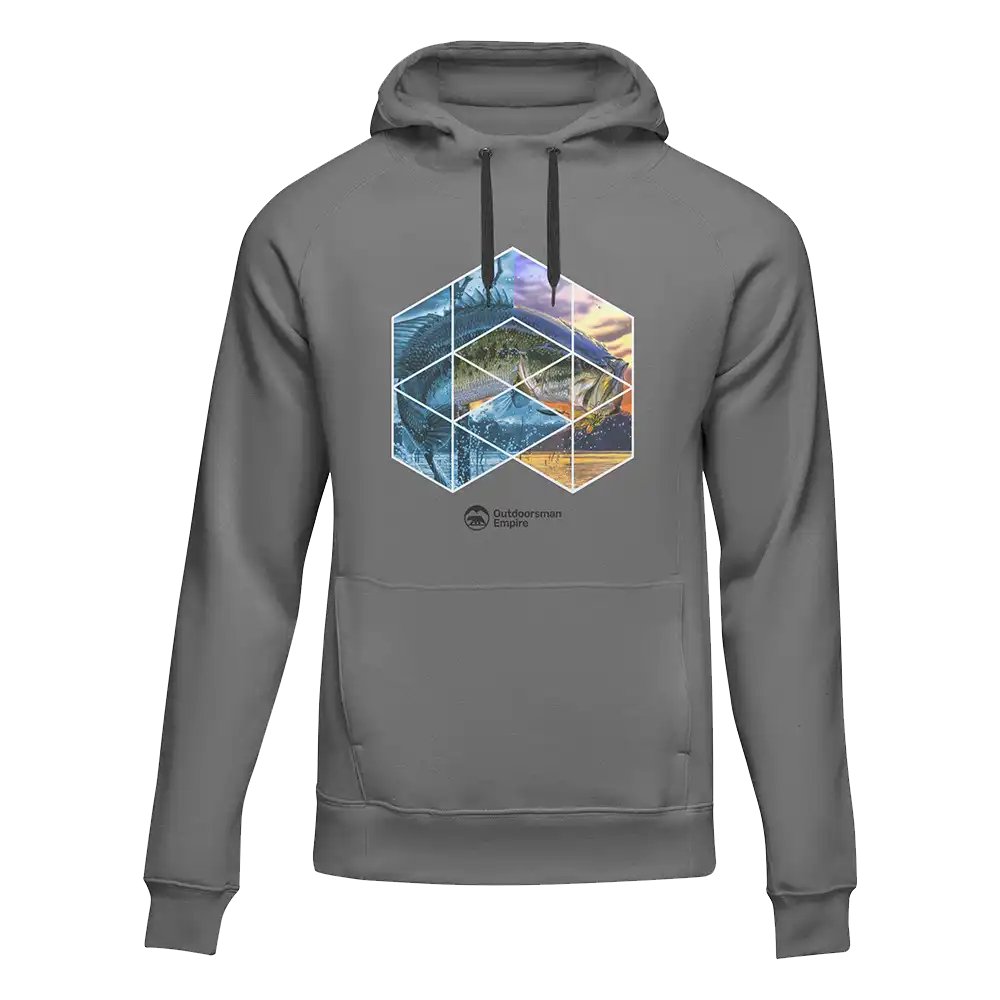 Fishing Geometry' Unisex Hoodie