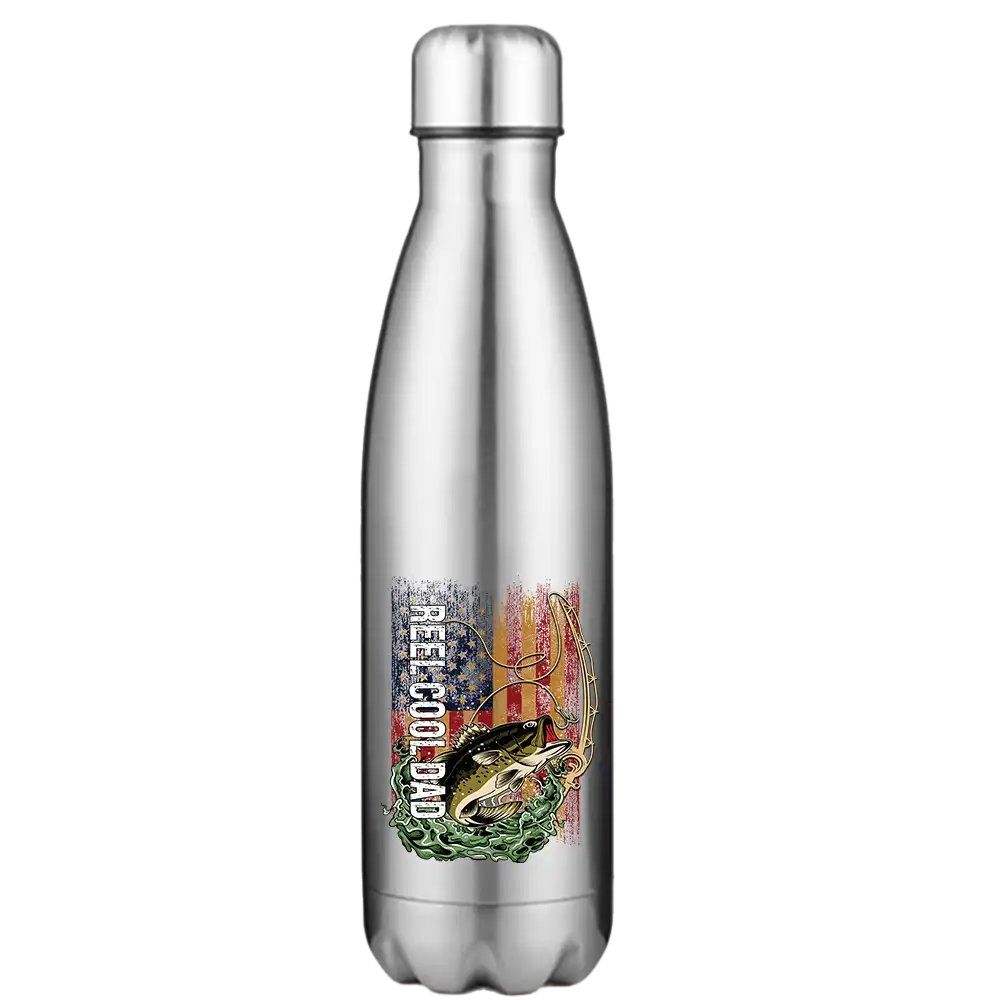Reel Cool Dad Stainless Steel Water Bottle