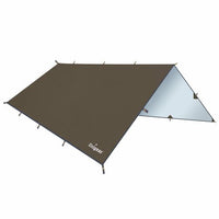 Thumbnail for Rainproof Camping Hammock and Tent Tarp Shelter Brown