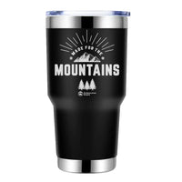Thumbnail for Made For The Mountains 30oz Insulated Vacuum Sealed Tumbler Black