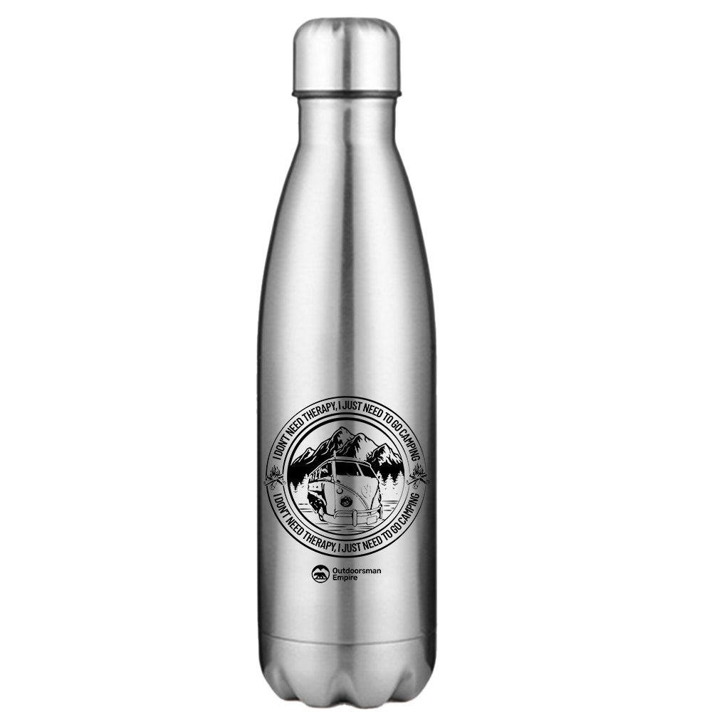 I Don't Need Therapy Stainless Steel Water Bottle Silver