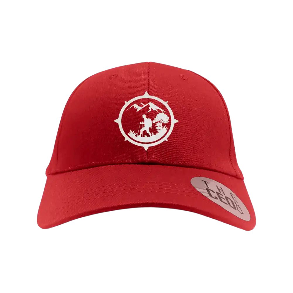 Hiking Mountain Compass Embroidered Baseball Hat