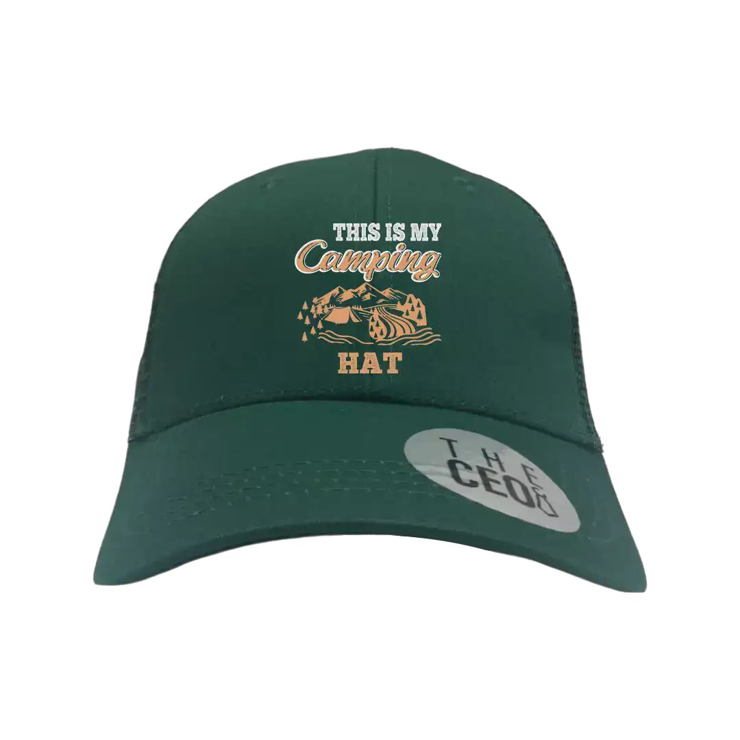 This Is My Camping Embroidered Trucker Hat