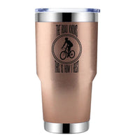 Thumbnail for The Road Knows This Is How I Rest 30oz Double Wall Stainless Steel Water Tumbler Rosegold