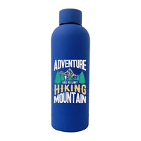 Thumbnail for Adventure Has No Limit 17oz Stainless Rubberized Water Bottle