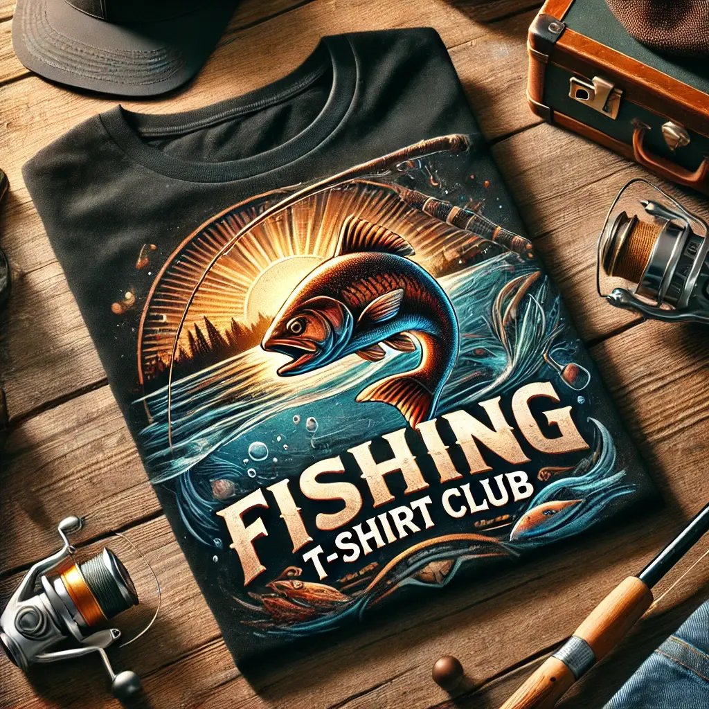 Fishing T-Shirt Club - Black