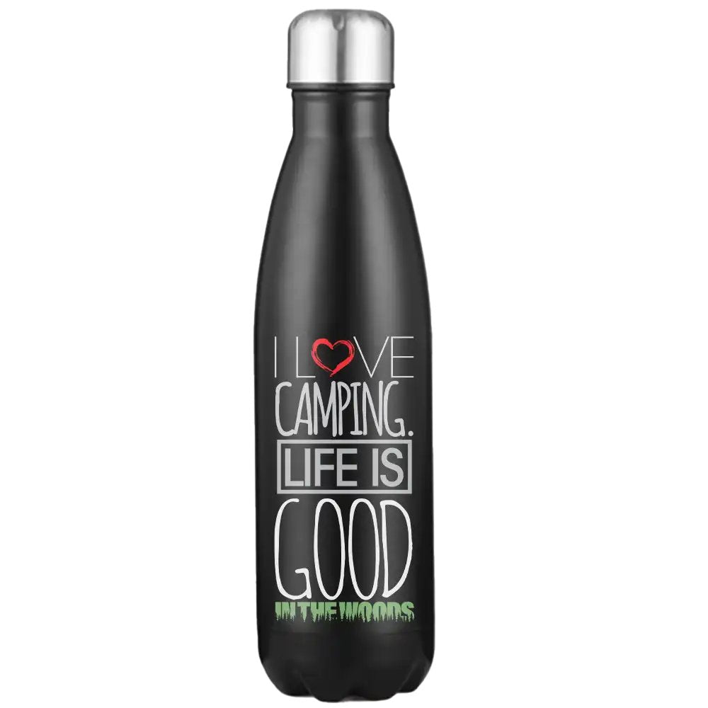 I Love Camping In The Woods 17oz Stainless Water Bottle