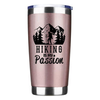 Thumbnail for Hiking Is My Passion 20oz Tumbler Rosegold