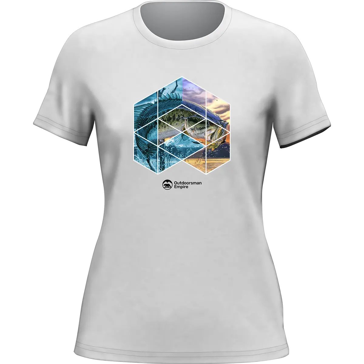 Fishing Geometry T-Shirt for Women