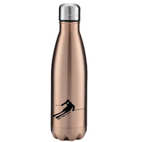 Thumbnail for Ski You Later 17oz Stainless Water Bottle Rose Gold