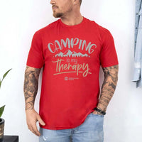 Thumbnail for Camping Is My Therapy Man T-Shirt