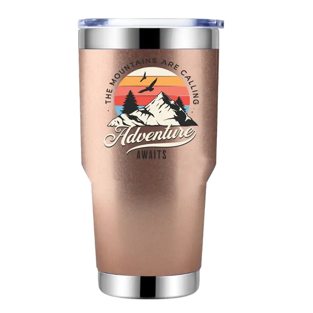 The Mountains Are Calling 30oz Stainless Steel Tumbler