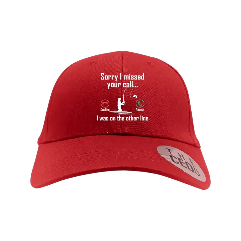 I Was On Another Line v2 Embroidered Baseball Hat