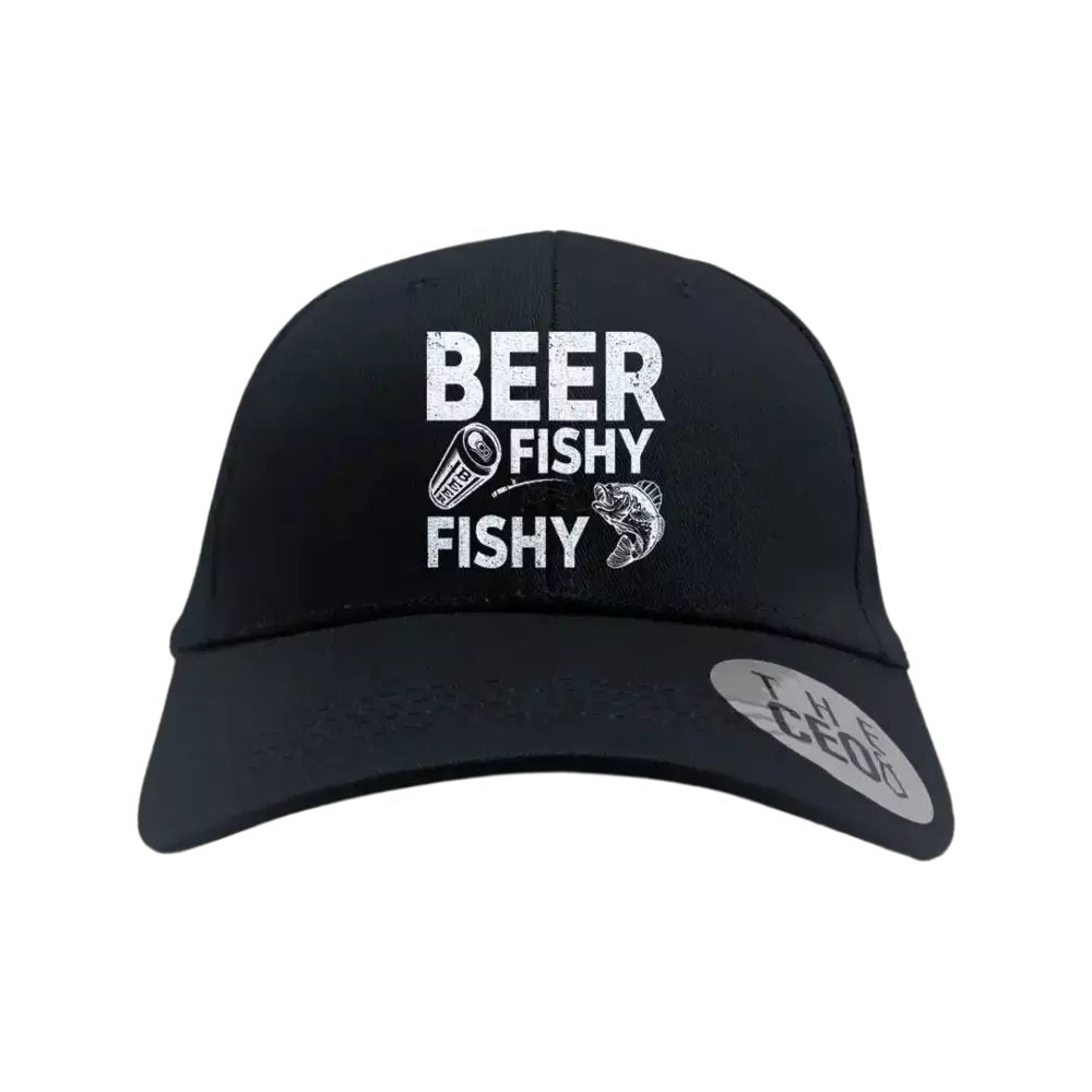 Beer Fishy Fishy Embroidered Baseball Hat