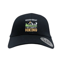 Thumbnail for Weekend Forecast 100% Hiking Embroidered Baseball Hat