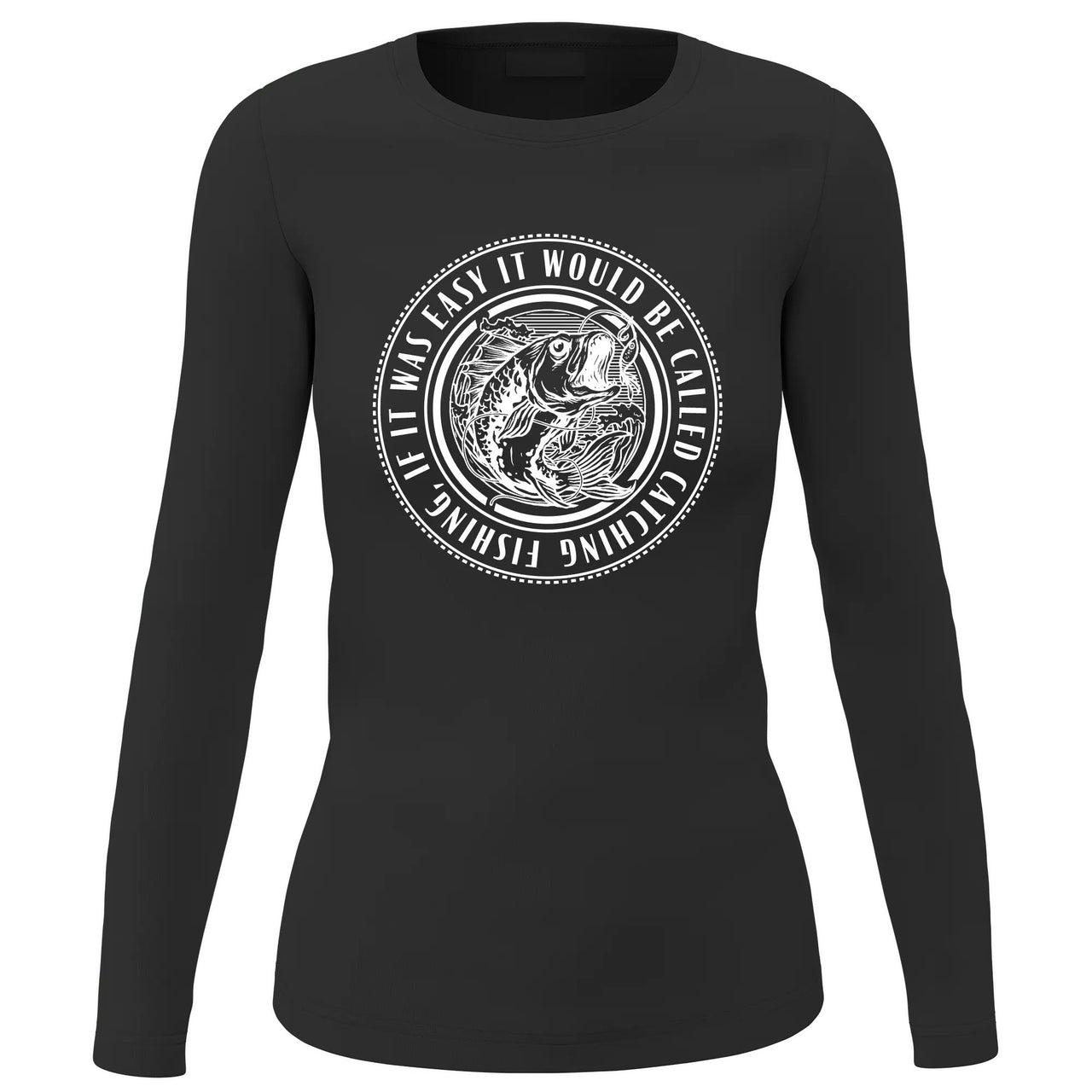 Catching Fishing' Women Long Sleeve Shirt