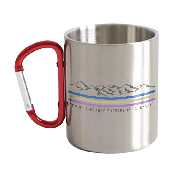 Camping Lines Carabiner Mug 12oz