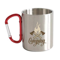 Thumbnail for Camping Fire Axes Carabiner Mug 10oz