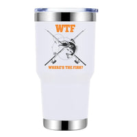 Thumbnail for WTF Where's The Fish 30oz Stainless Steel Tumbler