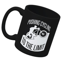 Thumbnail for White Pushing Cycling To The Limit White Coffee Mug