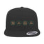 Camp Life Embroidered Flat Bill Cap