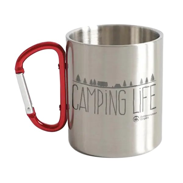 Camping Life Carabiner Mug 12oz