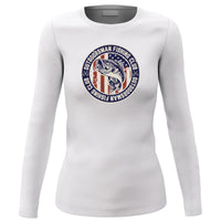 Thumbnail for Outdoorsman Fishing Club Patriotic' Long Sleeve for Women