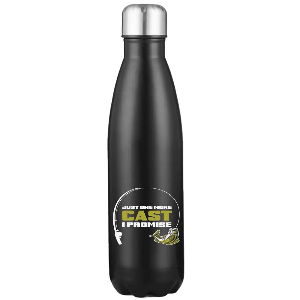 Just One More Cast Stainless Steel Water Bottle