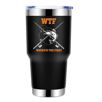 Thumbnail for WTF Where's The Fish 30oz Stainless Steel Tumbler