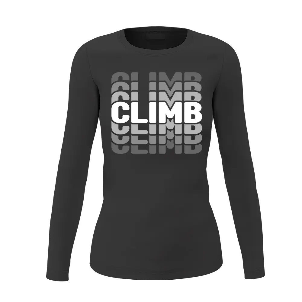 Climmmmmb Women Long Sleeve Shirt