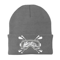 Thumbnail for Ski Goggles Embroidered Beanie