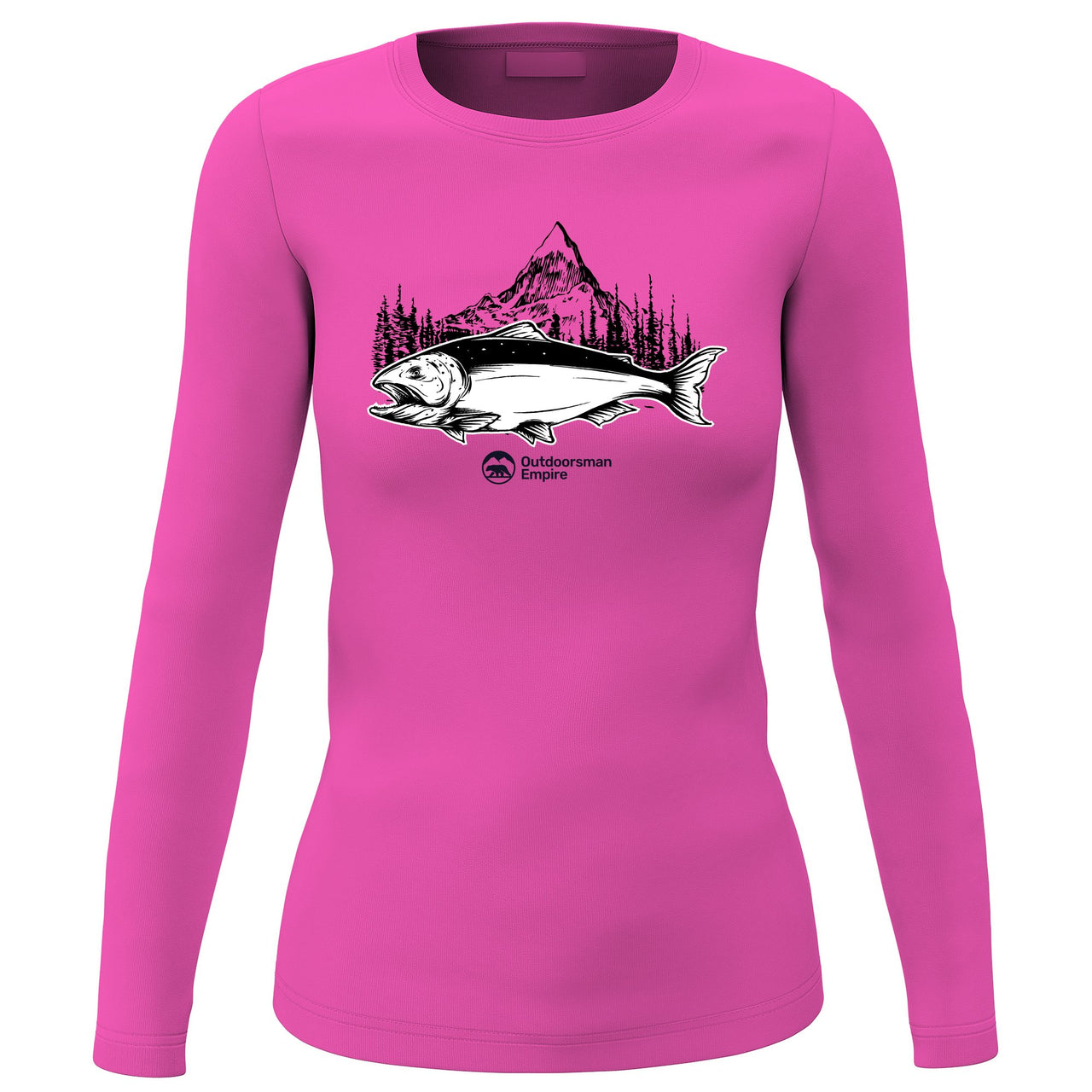 Fishing Mountain' Long Sleeve for Women