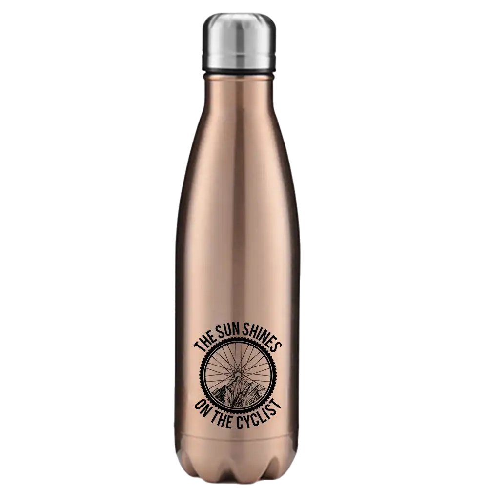 The Sun Shine On The Cyclist 17oz Stainless Water Bottle