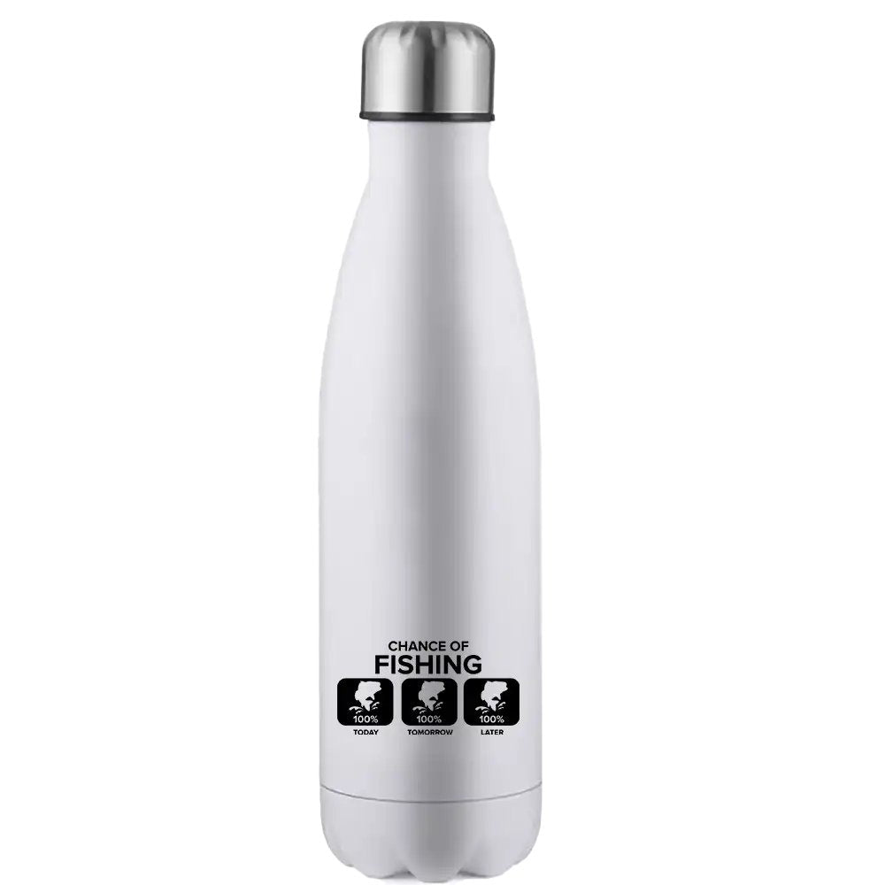 Chance of Fishing Stainless Steel Water Bottle