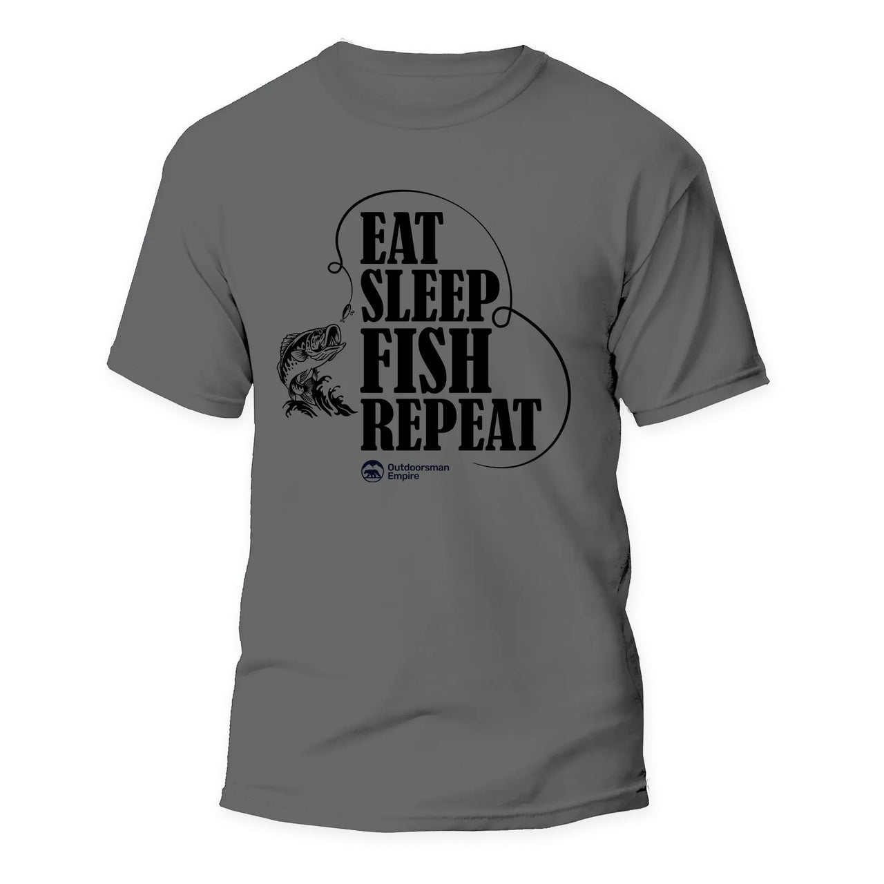 Eat Sleep Fish Repeat Man T-Shirt