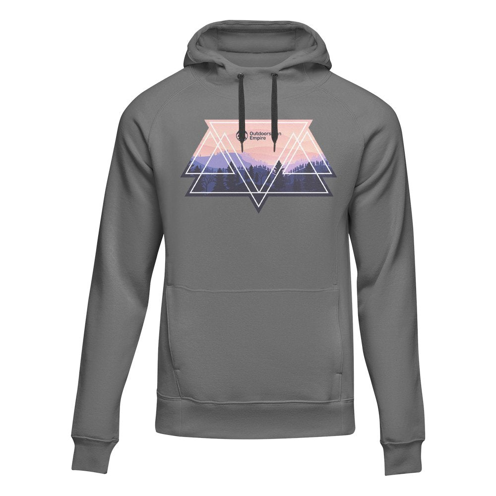 Camping Triangles Unisex Hoodie