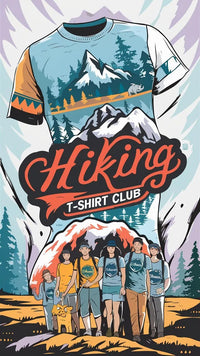 Thumbnail for Hiking T-Shirt Club - Black