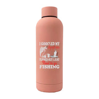 Thumbnail for Fishing Symptoms 17oz Stainless Rubberized Water Bottle