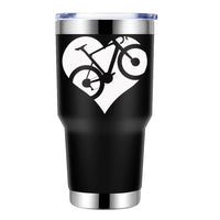 Thumbnail for Heart Bike 30oz Insulated Vacuum Sealed Tumbler