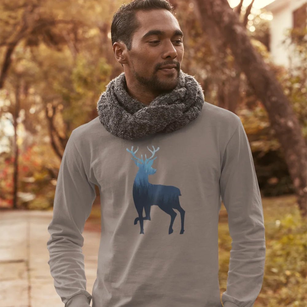 Deer Color 2 Men Long Sleeve